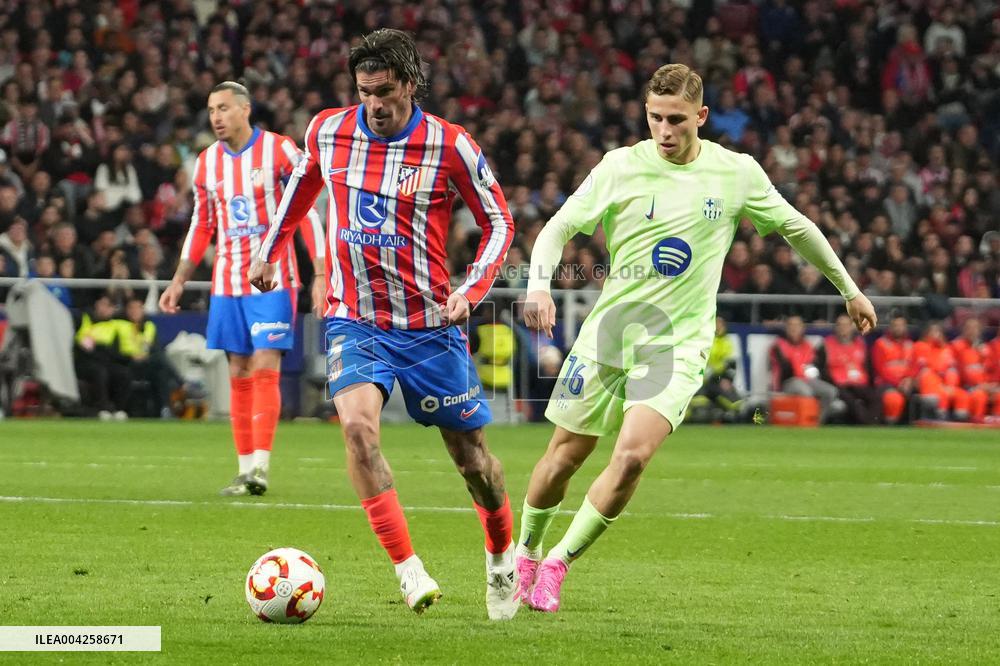 Spanish Cup - 1/2 - Atletico Madrid v Barcelona