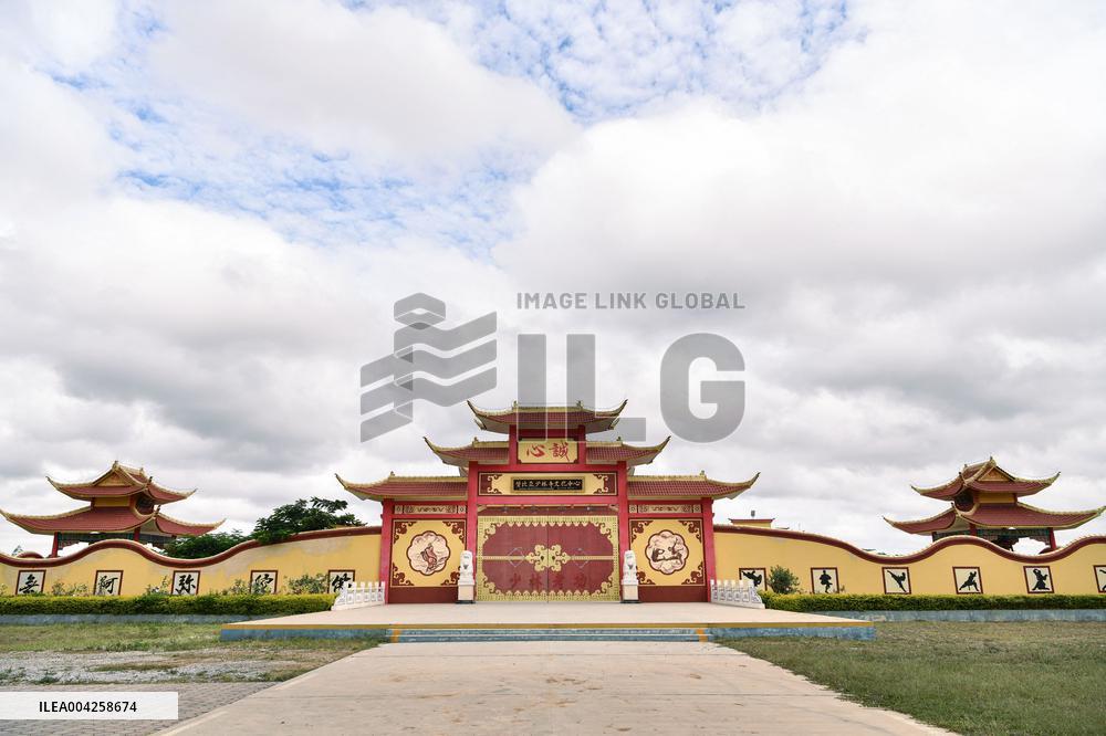 Shaolin Disciples Practice Kung Fu - Zambia