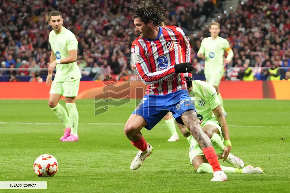 Spanish Cup - 1/2 - Atletico Madrid v Barcelona