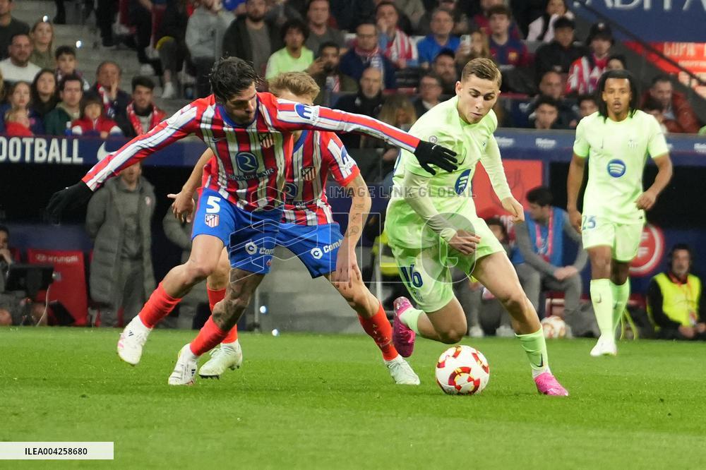 Spanish Cup - 1/2 - Atletico Madrid v Barcelona