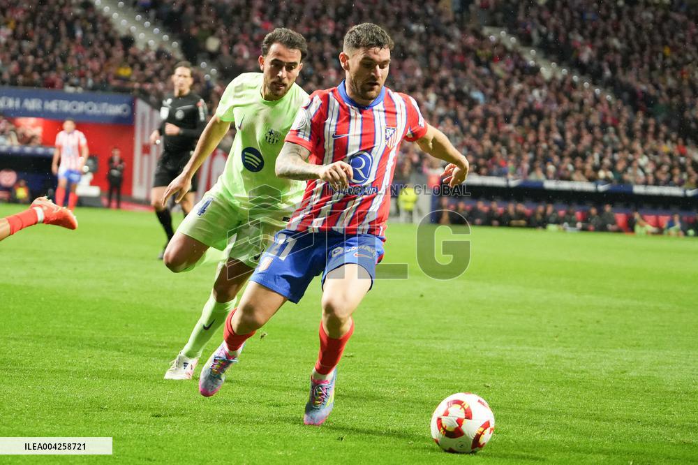Spanish Cup - 1/2 - Atletico Madrid v Barcelona