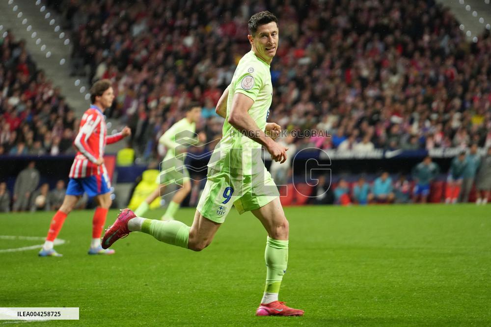 Spanish Cup - 1/2 - Atletico Madrid v Barcelona