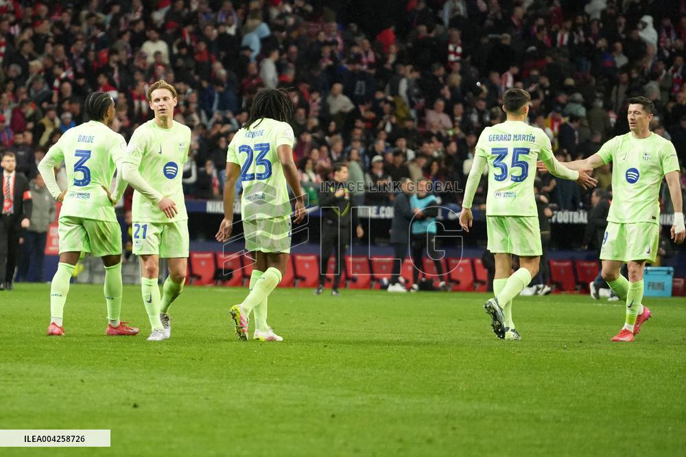 Spanish Cup - 1/2 - Atletico Madrid v Barcelona