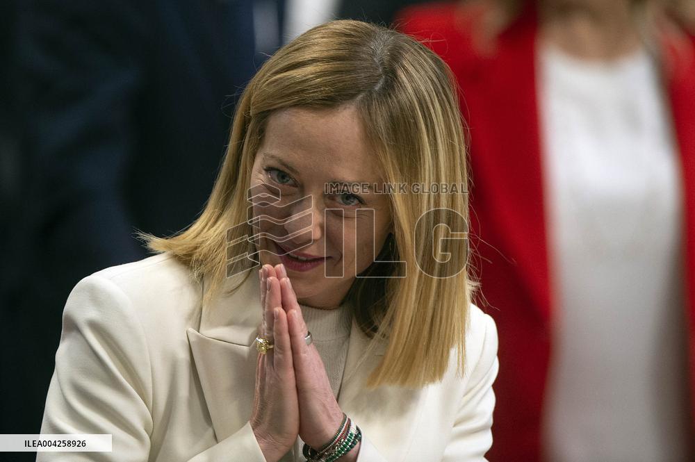 Italian PM Giorgia Meloni Attends A Mass For Late Pope John Paul II - Vatican