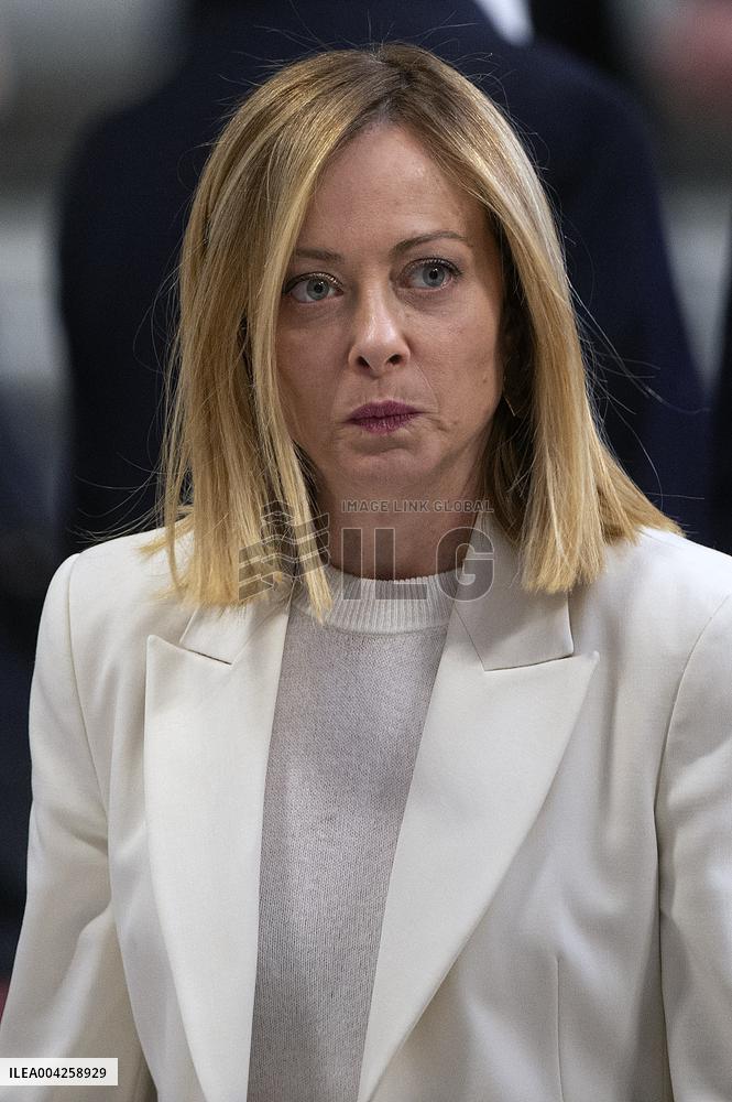 Italian PM Giorgia Meloni Attends A Mass For Late Pope John Paul II - Vatican