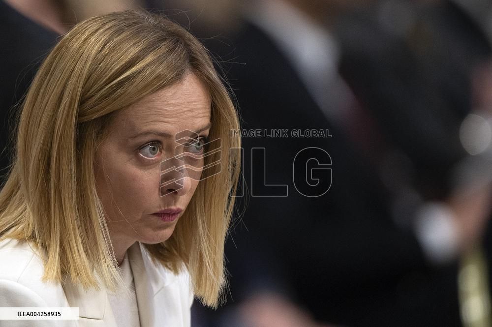 Italian PM Giorgia Meloni Attends A Mass For Late Pope John Paul II - Vatican