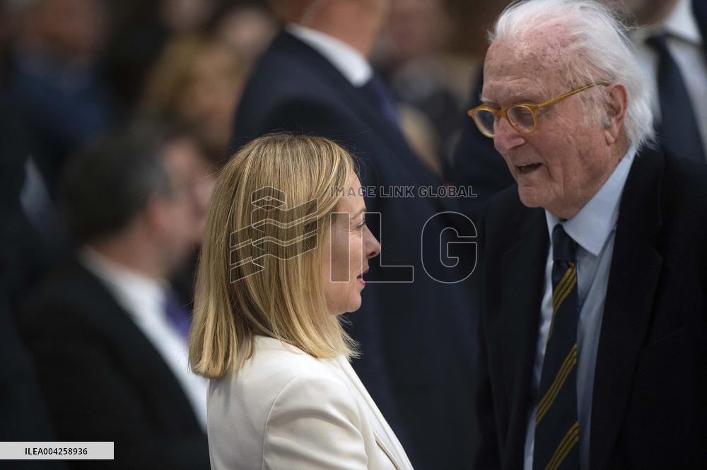 Italian PM Giorgia Meloni Attends A Mass For Late Pope John Paul II - Vatican