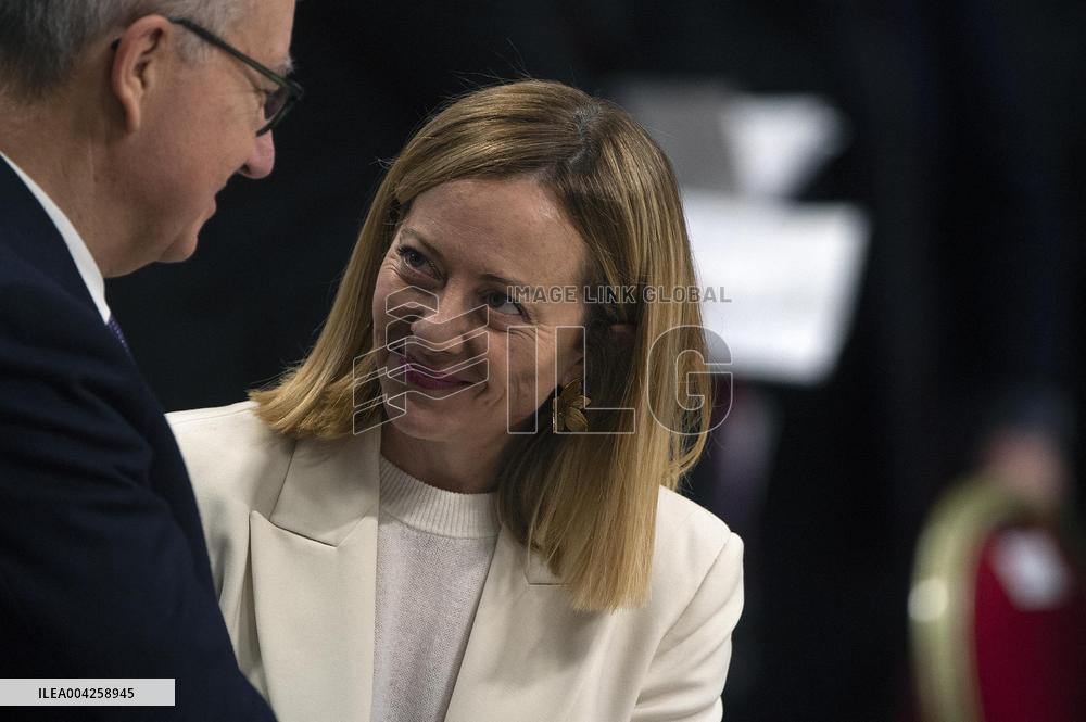 Italian PM Giorgia Meloni Attends A Mass For Late Pope John Paul II - Vatican
