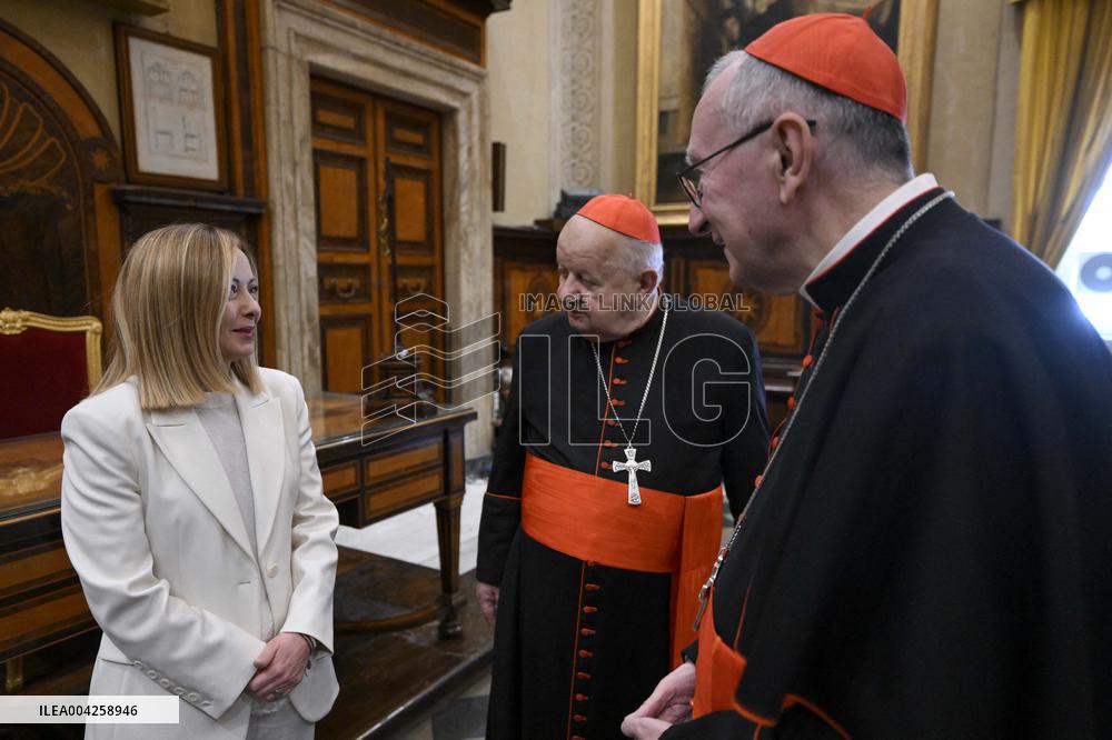 Italian PM Giorgia Meloni Attends A Mass For Late Pope John Paul II - Vatican