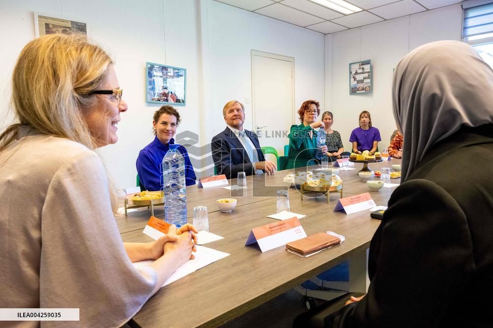 King Willem-Alexander Visits Al Amal Foundation - Netherlands