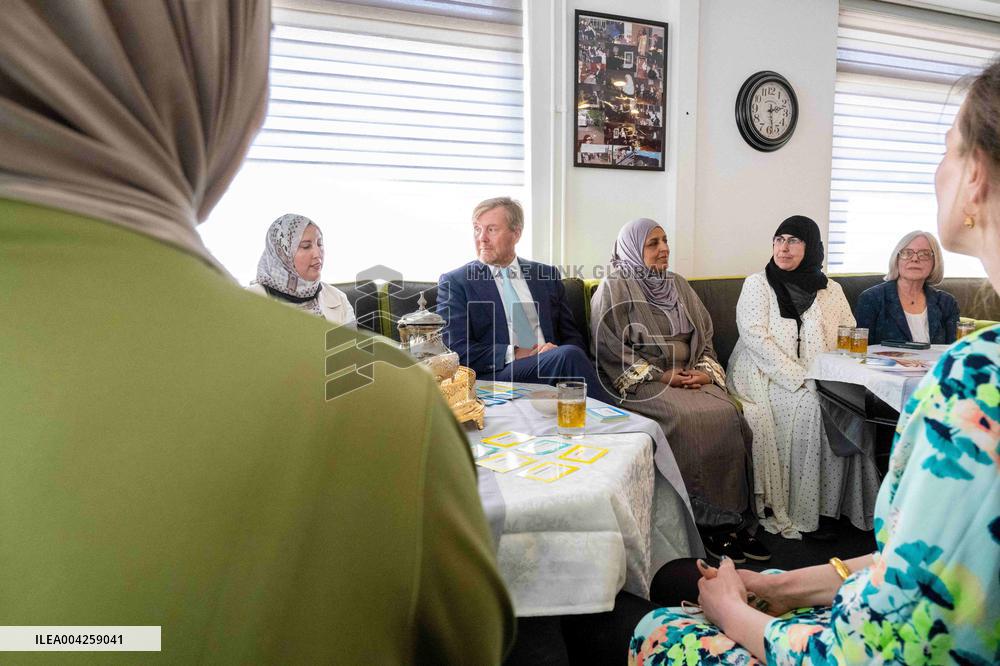 King Willem-Alexander Visits Al Amal Foundation - Netherlands