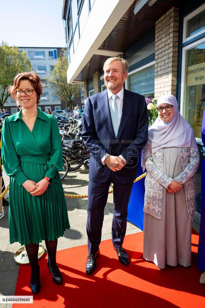 King Willem-Alexander Visits Al Amal Foundation - Netherlands