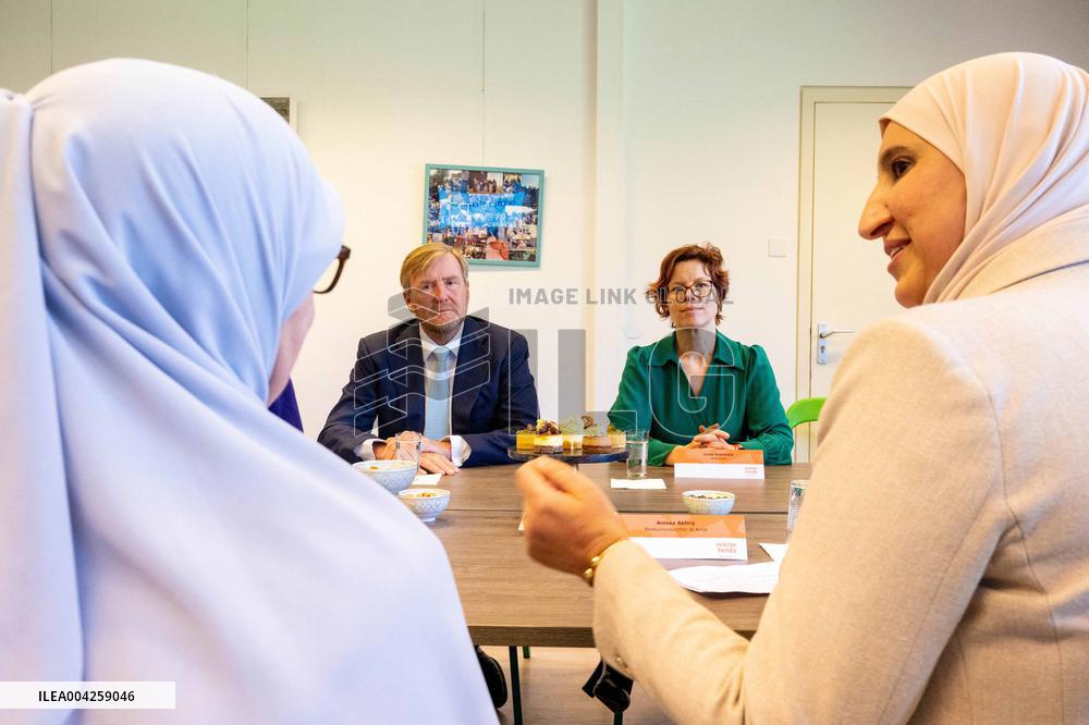 King Willem-Alexander Visits Al Amal Foundation - Netherlands