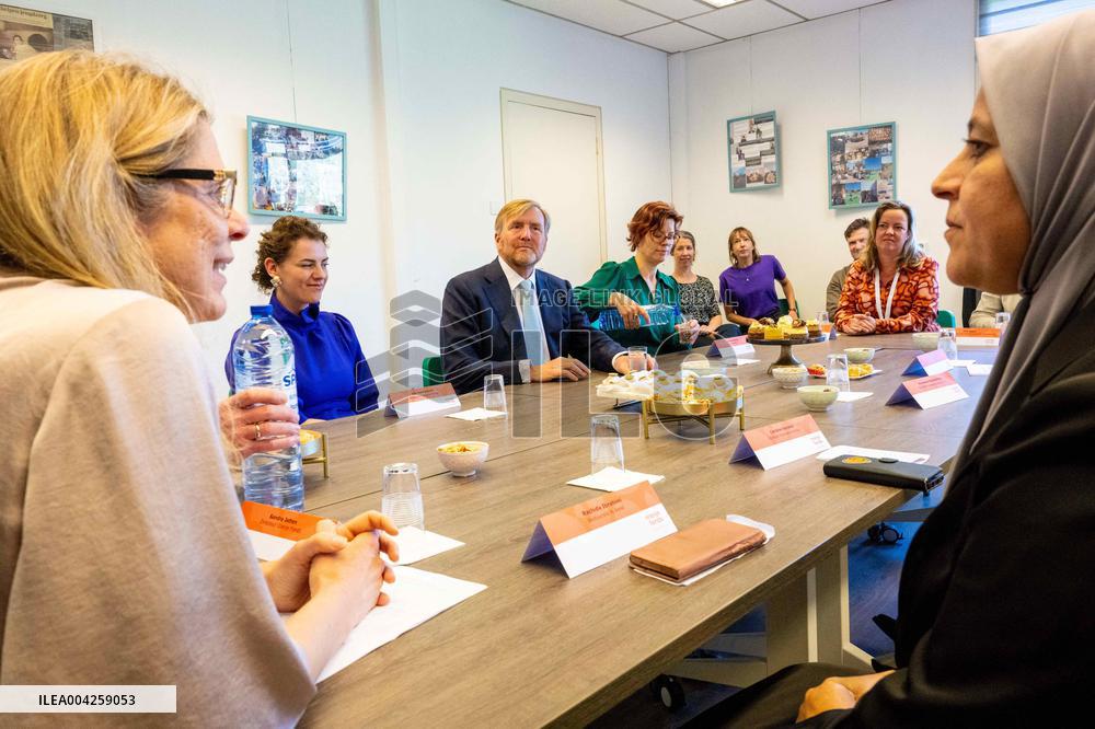 King Willem-Alexander Visits Al Amal Foundation - Netherlands