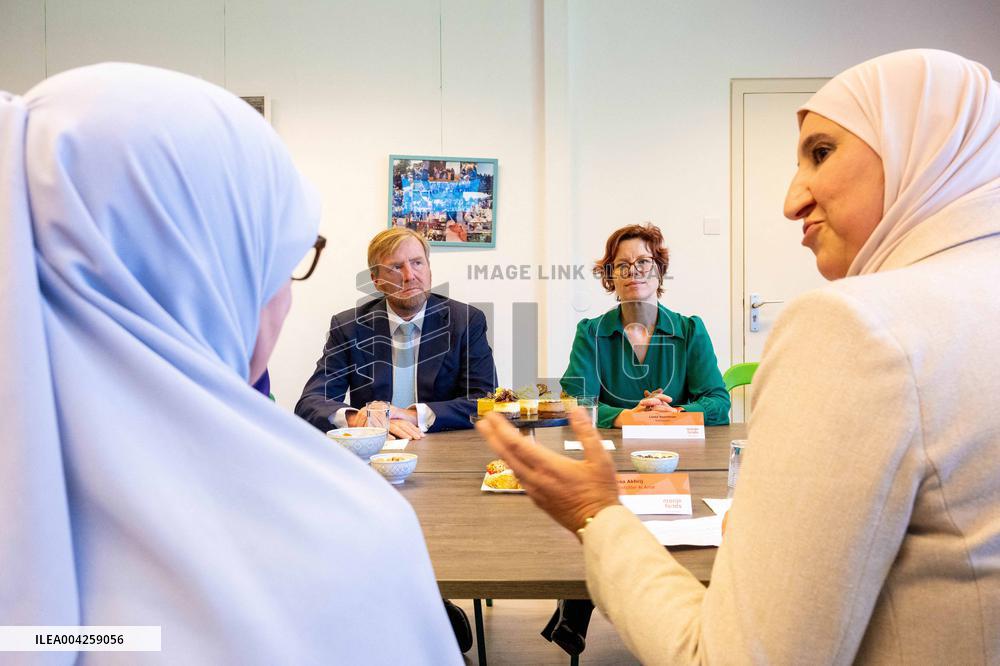 King Willem-Alexander Visits Al Amal Foundation - Netherlands