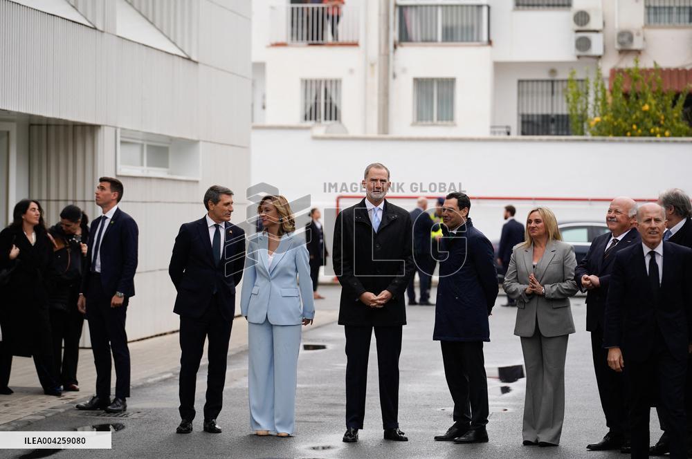 King Felipe VI Visits A Special Education Center - Granada