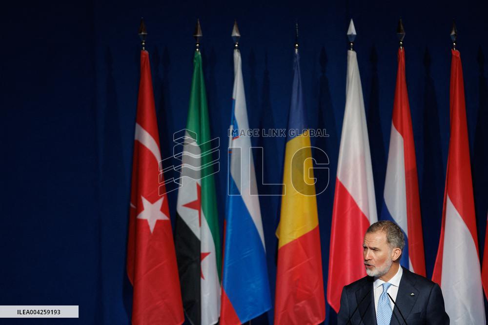 King Felipe VI At Futuro Del Meditarraneo Forum - Granada