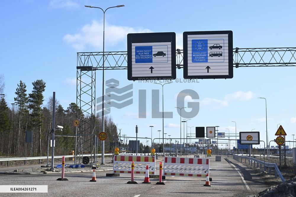 Suljettu Vaalimaan raja-asema