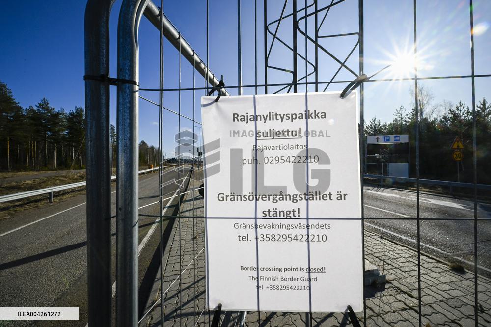 Suljettu Vaalimaan raja-asema