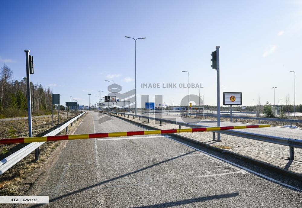 Suljettu Vaalimaan raja-asema