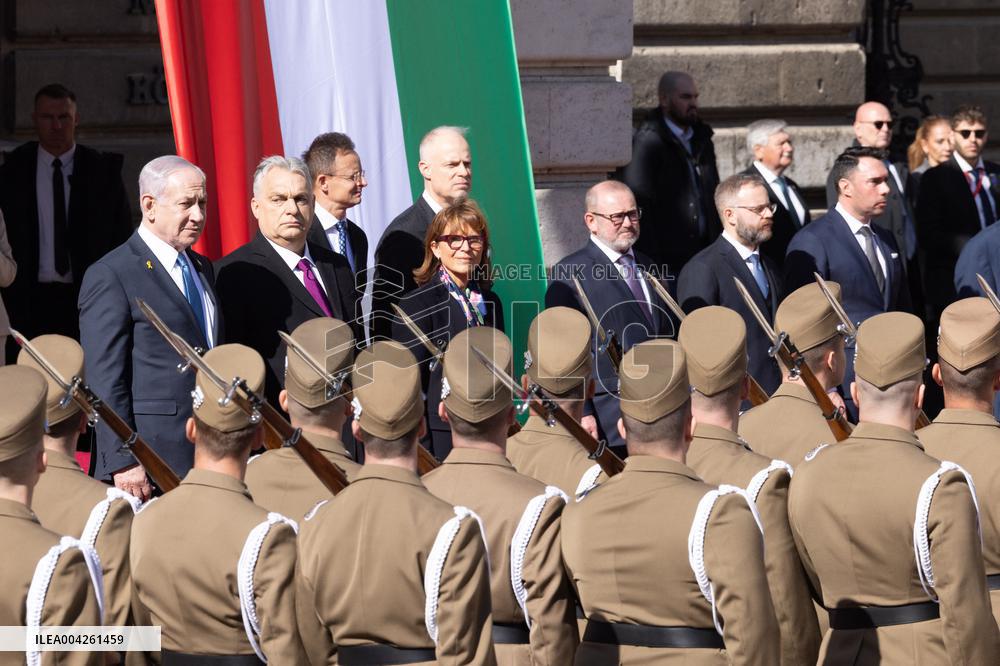 Viktor Orban Welcomes Benjamin Netanyahu - Budapest