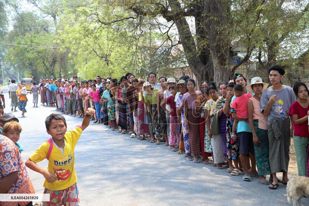 Myanmar Earthquake Aftermath - Mandala