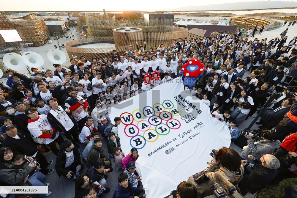 Ball-catching project at Grand Ring of World Exposition