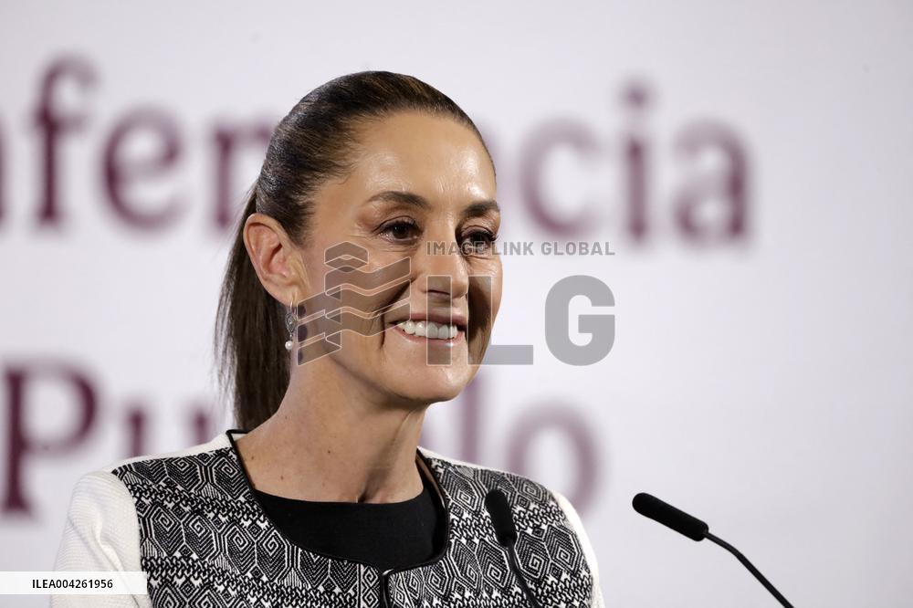 Claudia Sheinbaum Pardo And Marcelo Ebrard News Conference - Mexico
