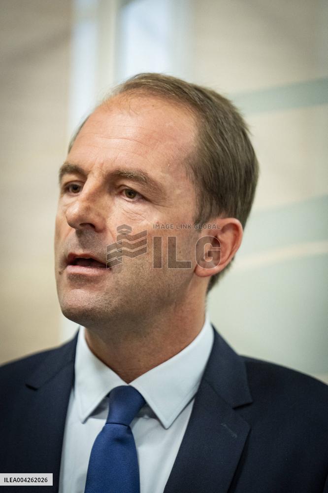 Francois Bayrou travels to Nanterre - Paris