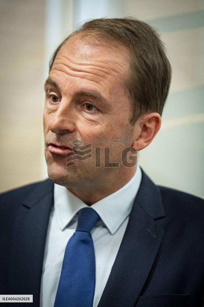 Francois Bayrou travels to Nanterre - Paris