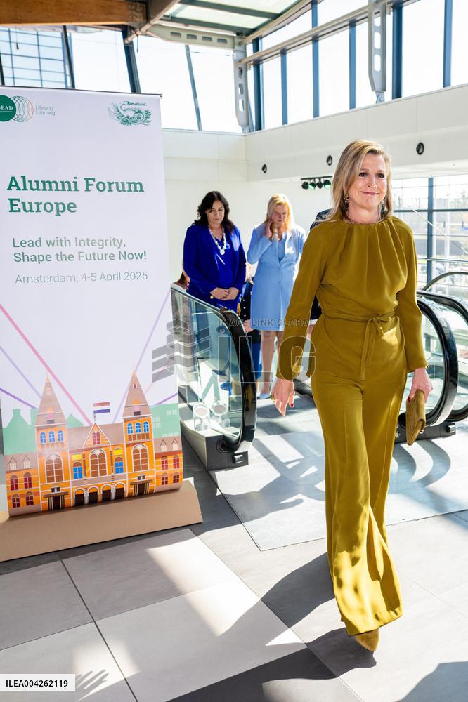 Queen Maxima At INSEAD Alumni Forum Europe - Amsterdam