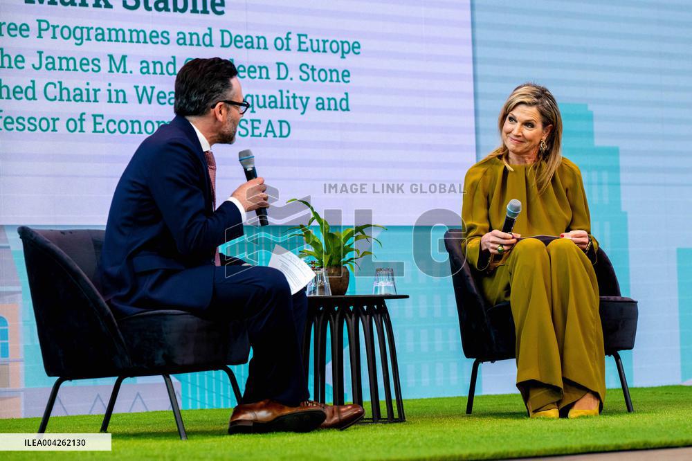 Queen Maxima At INSEAD Alumni Forum Europe - Amsterdam