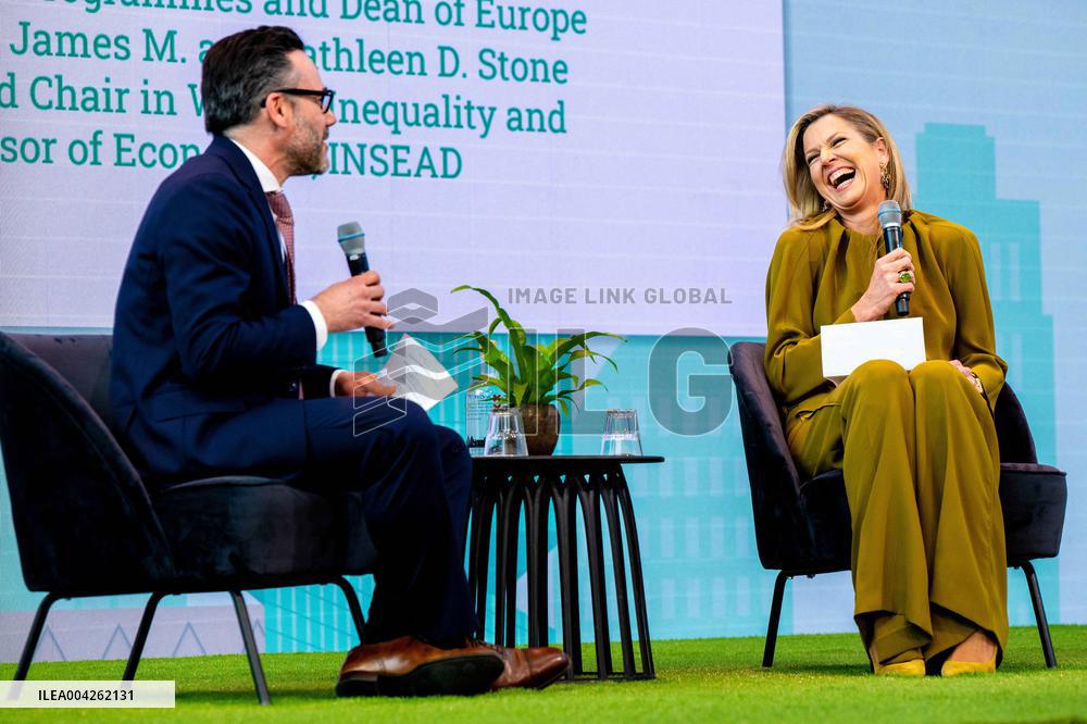 Queen Maxima At INSEAD Alumni Forum Europe - Amsterdam