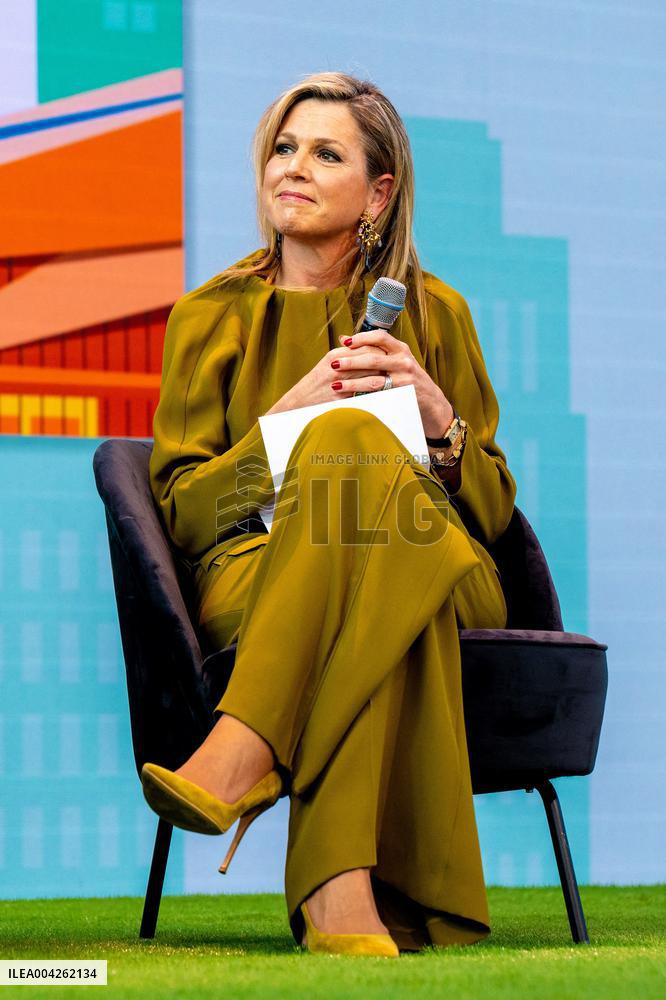 Queen Maxima At INSEAD Alumni Forum Europe - Amsterdam