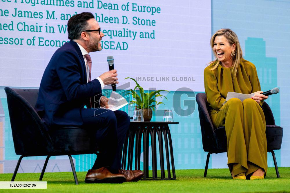 Queen Maxima At INSEAD Alumni Forum Europe - Amsterdam