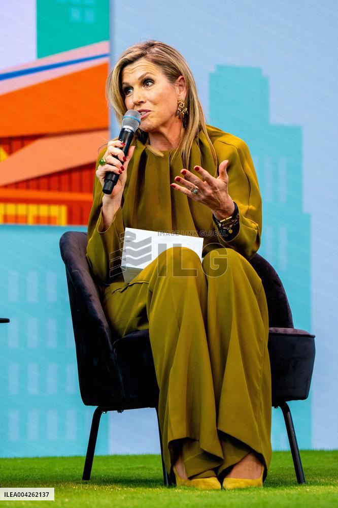 Queen Maxima At INSEAD Alumni Forum Europe - Amsterdam