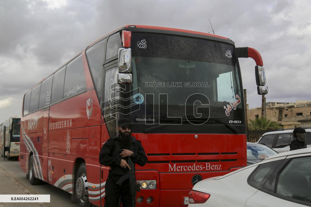 Syrian Government Forces Freed from SDF Prisons Welcomed - Aleppo