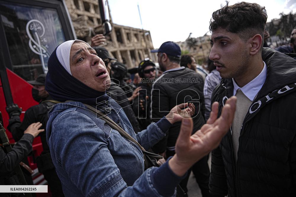 Syrian Government Forces Freed from SDF Prisons Welcomed - Aleppo