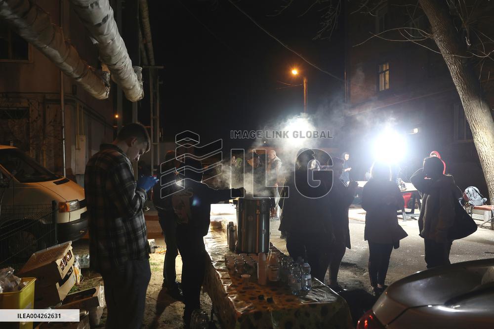 Russian drone strike on Kharkiv