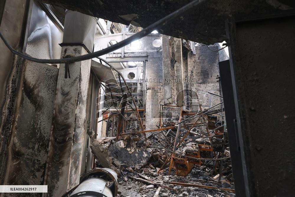 Russian attack destroys Kharkiv enterprise