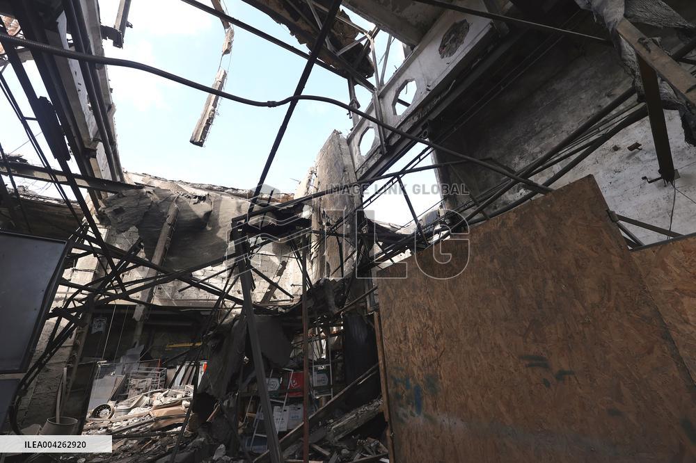 Russian attack destroys Kharkiv enterprise