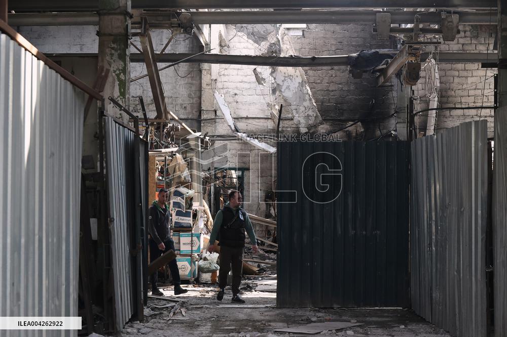 Russian attack destroys Kharkiv enterprise