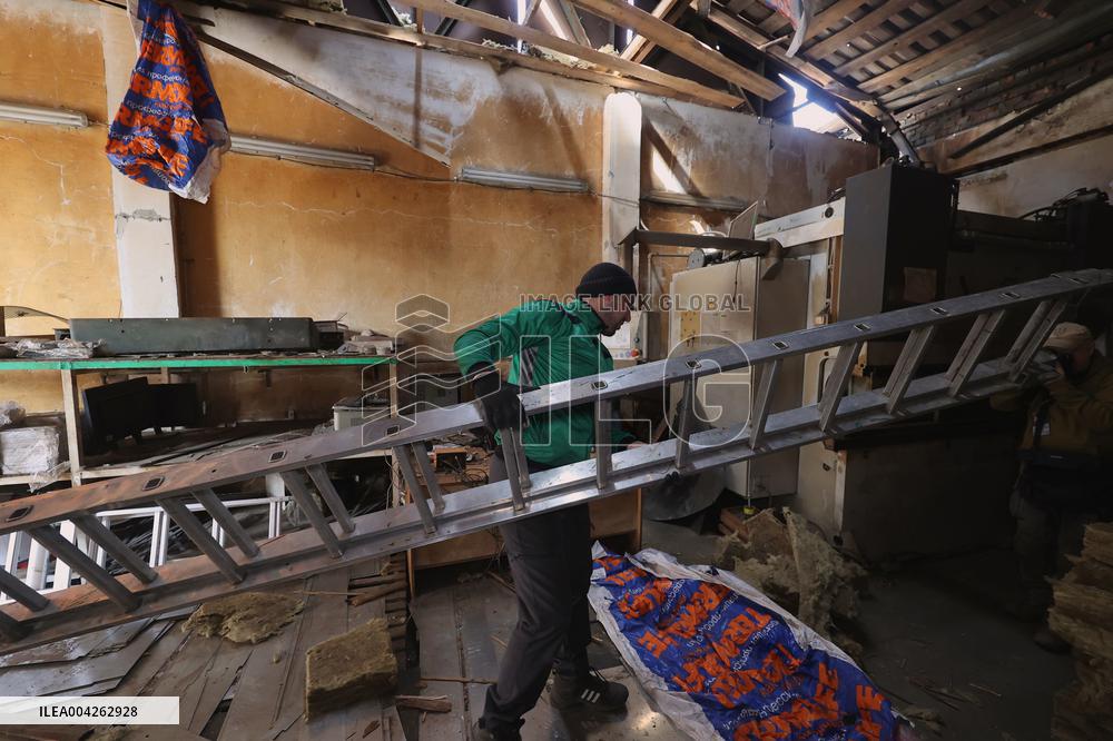 Russian attack destroys Kharkiv enterprise