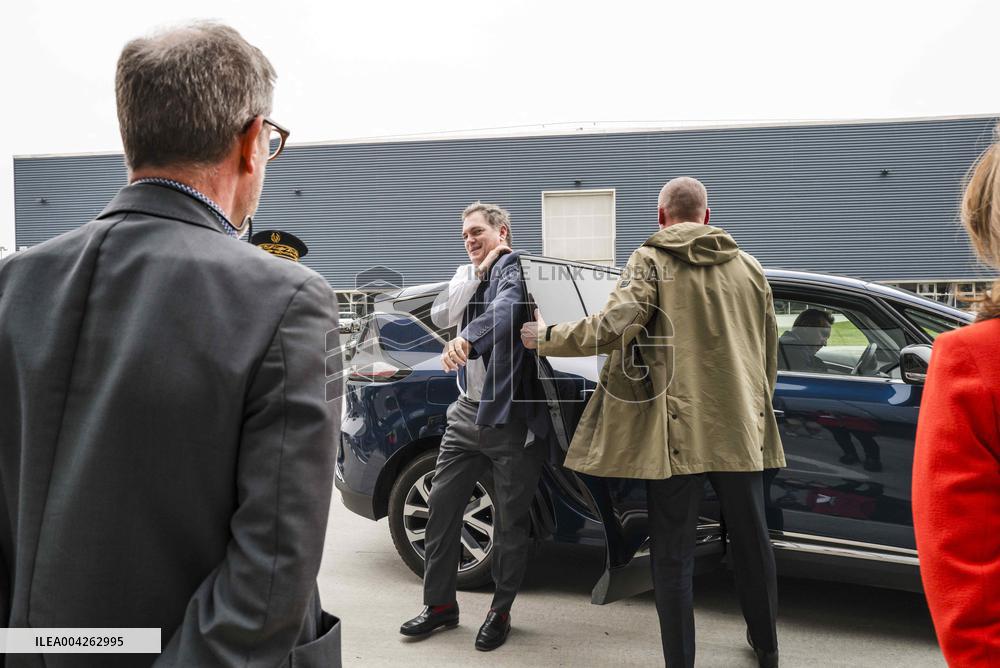 Marc Ferracci And Philippe Tabarot Visit Airbus Site - France