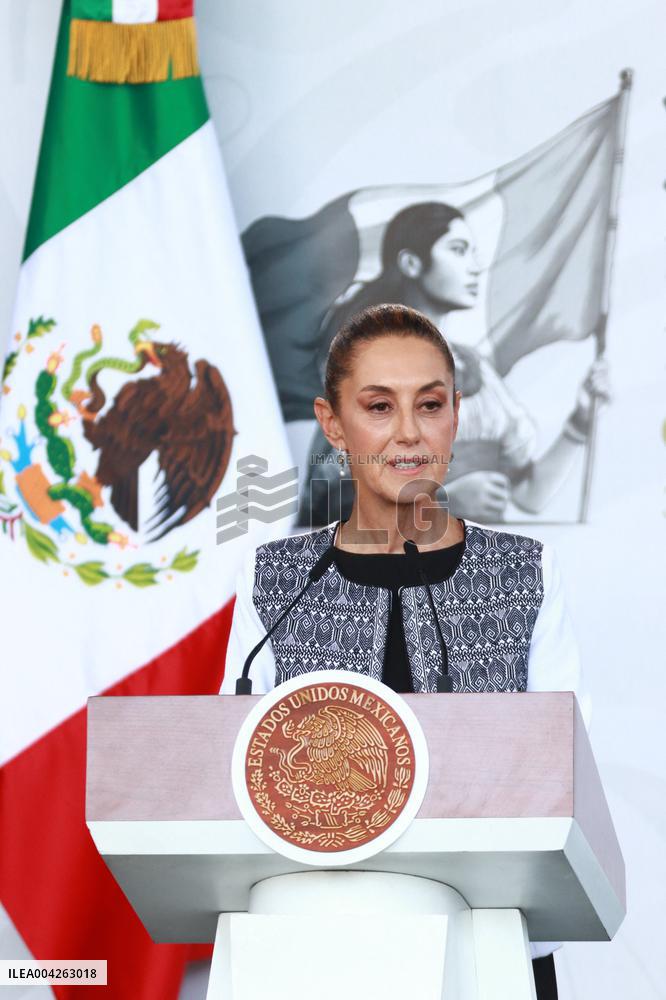 President Claudia Sheinbaum Holds ‘Plan Mexico’ News Conference - Mexico