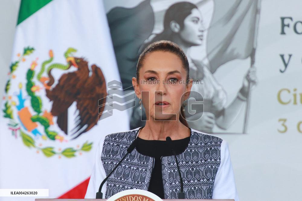 President Claudia Sheinbaum Holds ‘Plan Mexico’ News Conference - Mexico