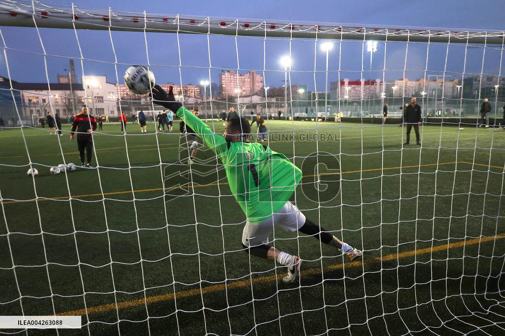 Amputee football team in Kharkiv