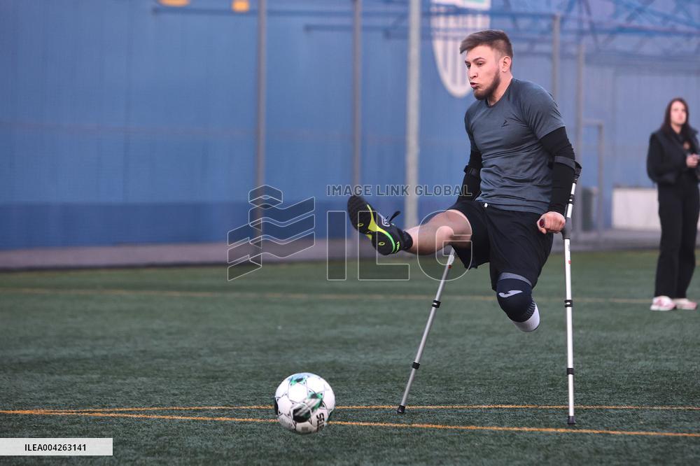 Amputee football team in Kharkiv