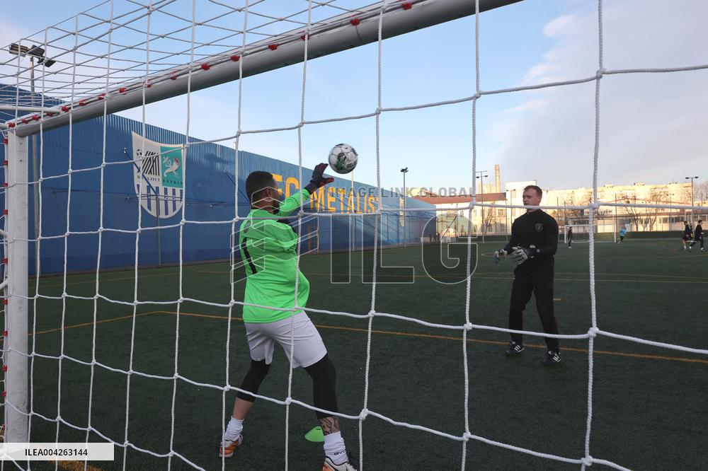 Amputee football team in Kharkiv