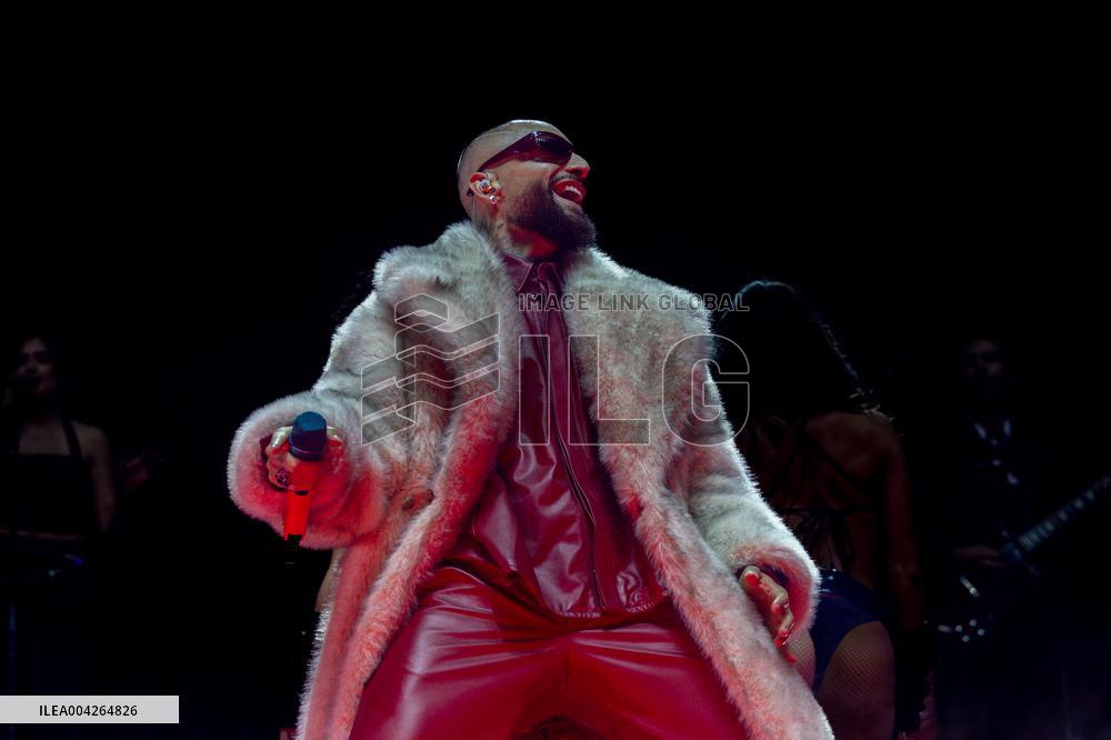Maluma performs at Movistar Arena